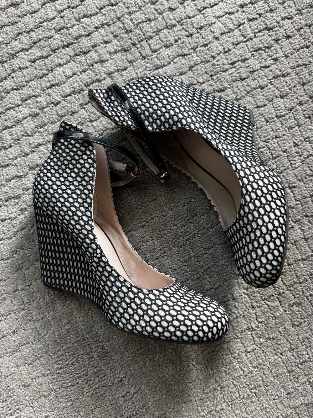 Seychelles Heritage Wedge Pumps with Ankle Strap